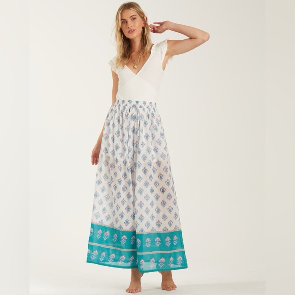 Billabong Floral Patterned Wide-Leg Pants